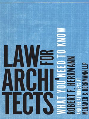 cover image of Law for Architects